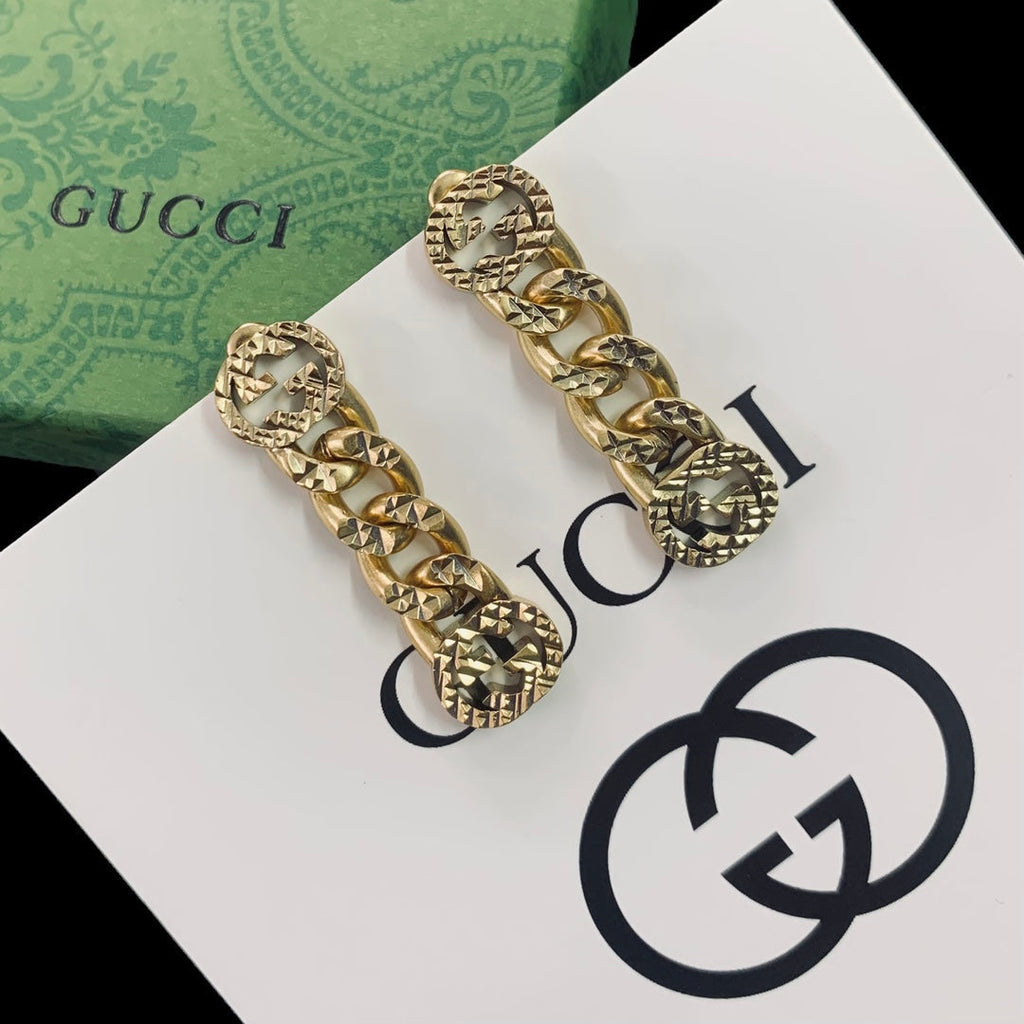 18K Double Gucci Chain Necklace